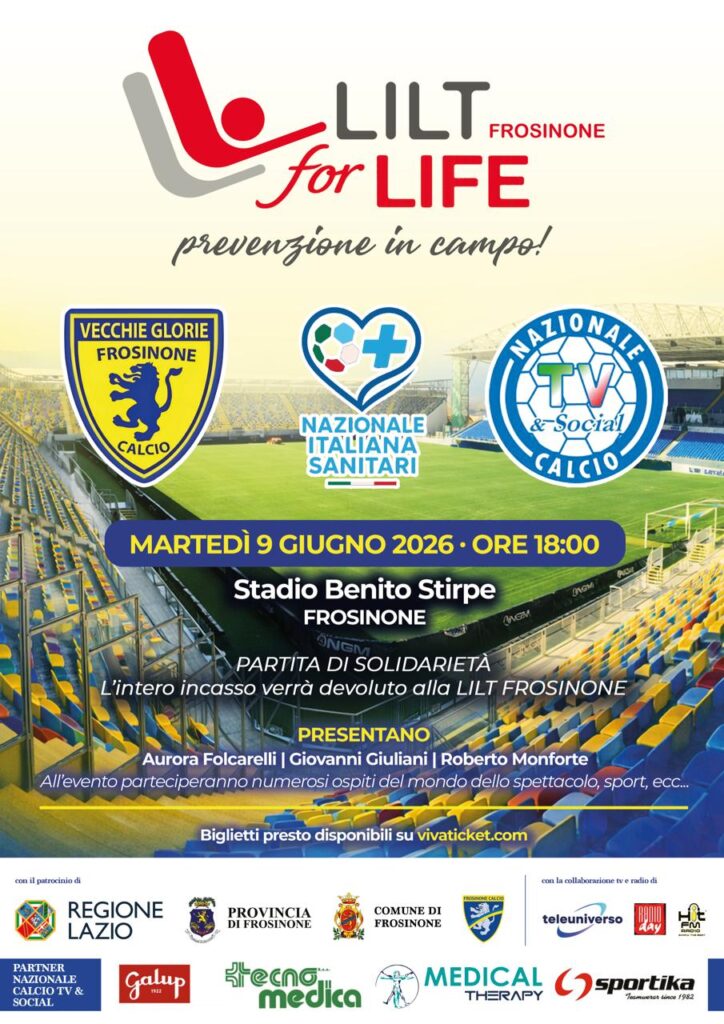 09 Giugno – Frosinone ore 18,00